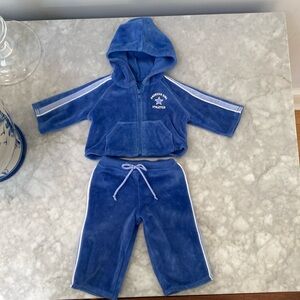 American Girl Athletics Velour Track suit - jacket and pants